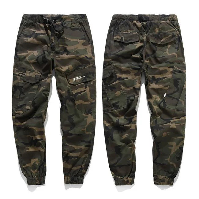 pantalon cargo camouflage homme détails