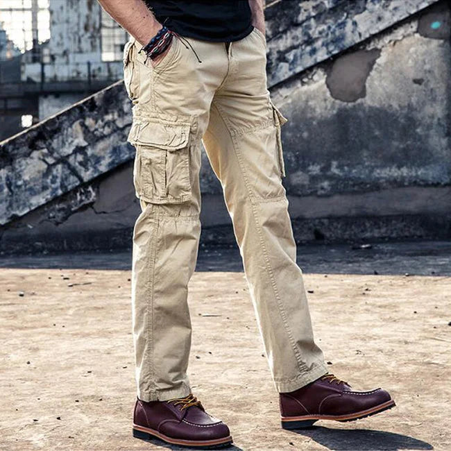 Pantalon cargo discount droit homme