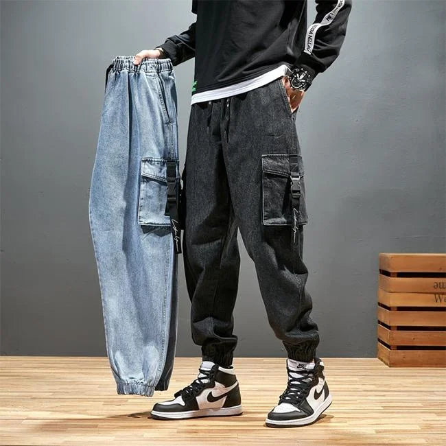 Pantalon cargo discount jean