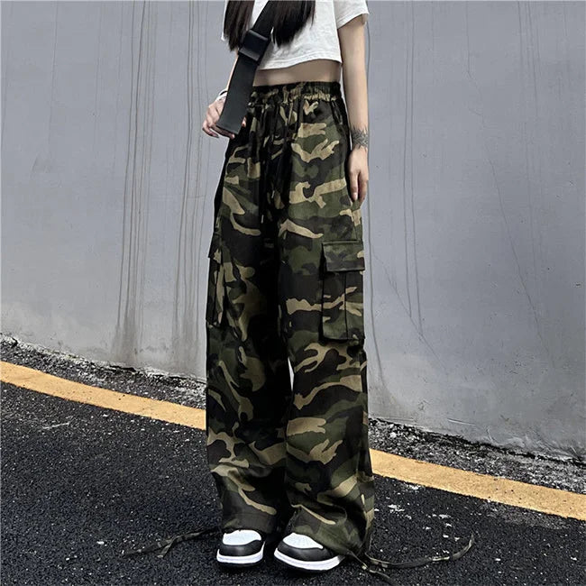 PANTALON CARGO FEMME MILITAIRE