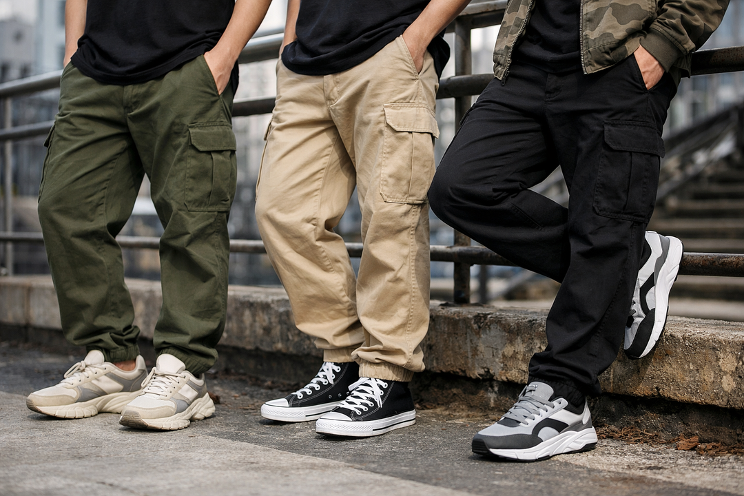 Comment choisir des sneakers qui iront bien avec un pantalon cargo ?