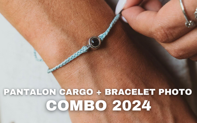 Pantalon cargo + bracelets photo = combo incontournable 2024