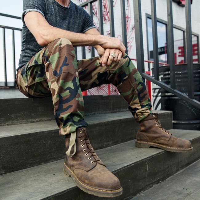 PANTALON CARGO HOMME CAMOUFLAGE