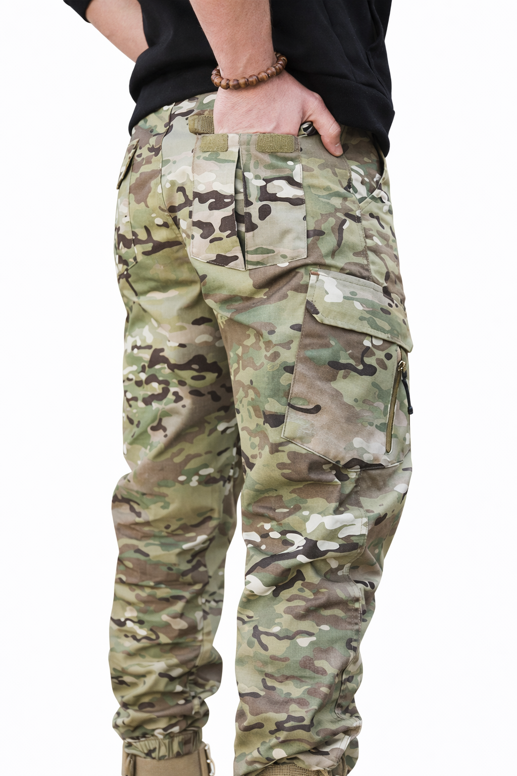 PANTALON CARGO HOMME KAKI MILITAIRE TACTIQUE