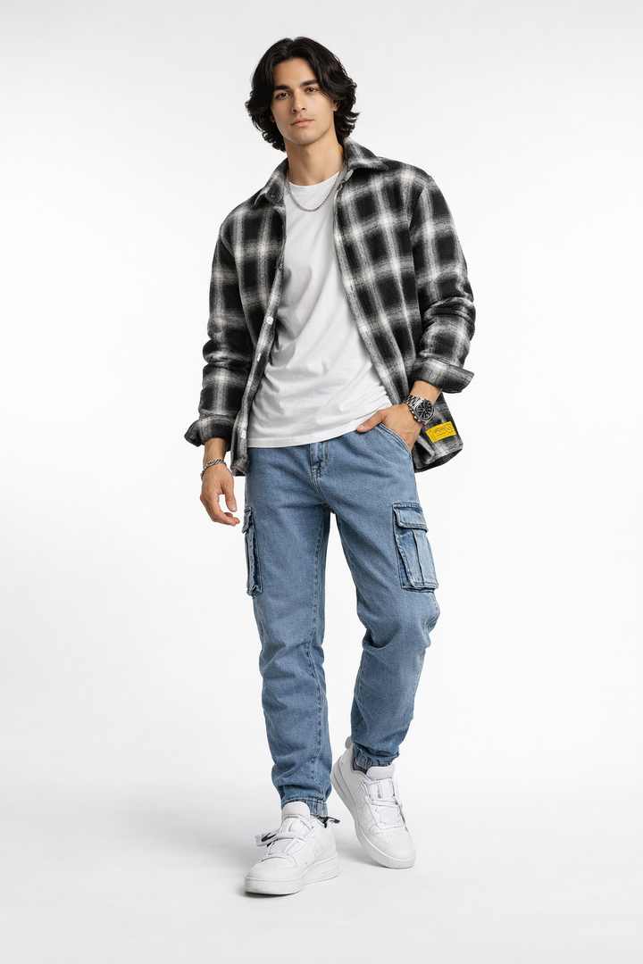 JEAN CARGO HOMME FUSELÉ CASUAL