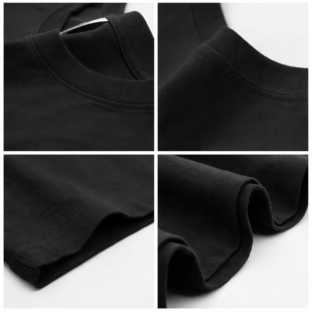⭐Populaire : T-SHIRT NOIR OVERSIZE