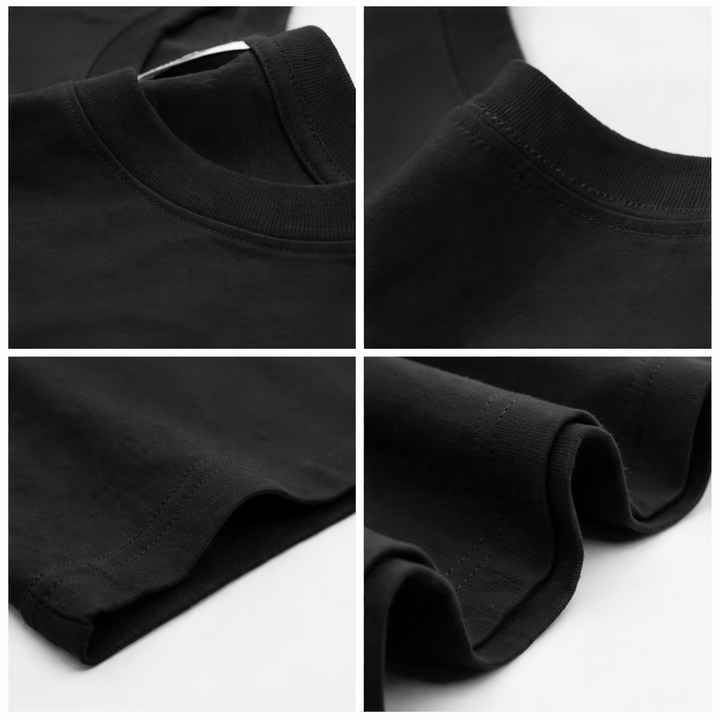 ⭐Populaire : T-SHIRT NOIR OVERSIZE