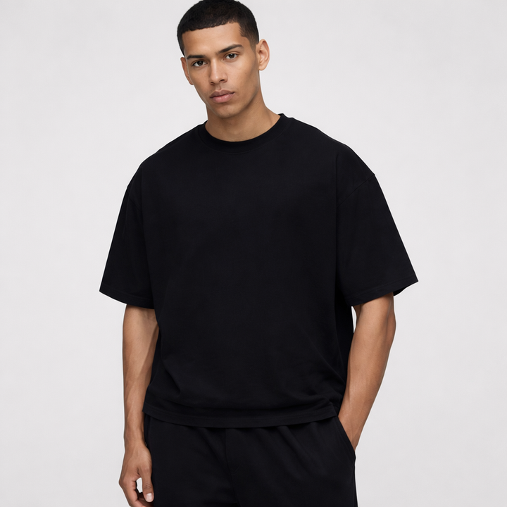 ⭐Populaire : T-SHIRT NOIR OVERSIZE