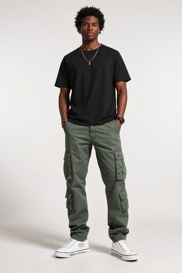 PANTALON CARGO HOMME CASUAL CLASSIQUE