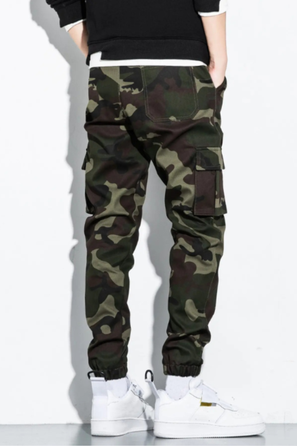 PANTALON CARGO HOMME IMPRIMÉ CAMOUFLAGE