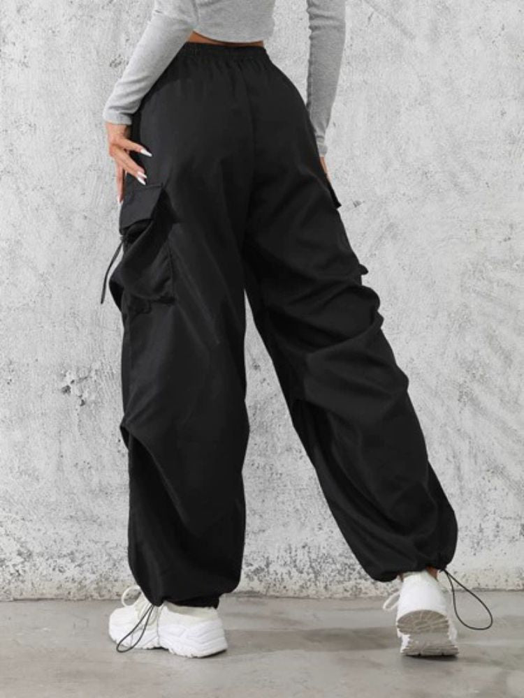 PANTALON CARGO FEMME NOIR GOTH