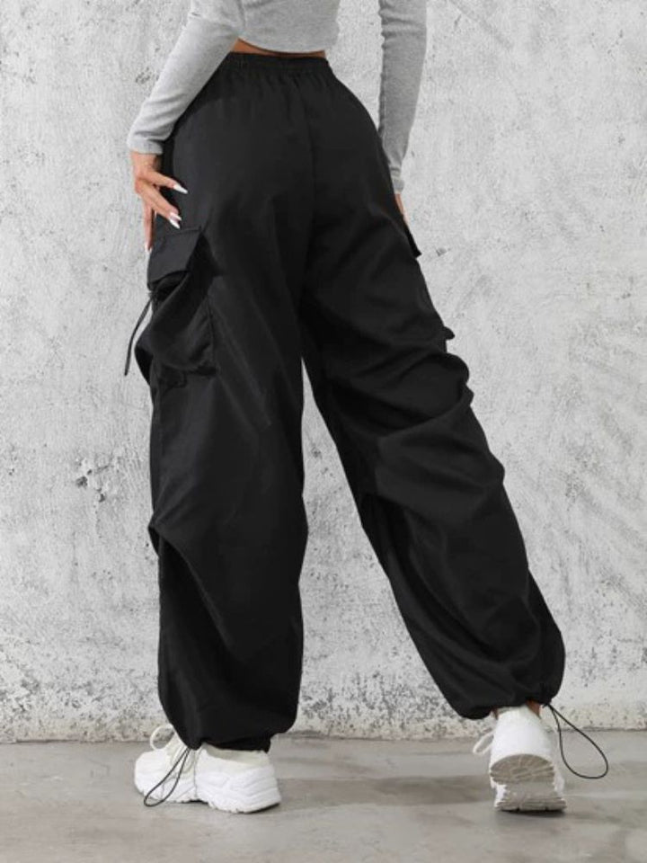 PANTALON CARGO FEMME NOIR GOTH