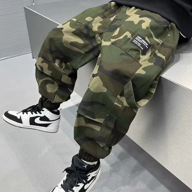 pantalon militaire garçon