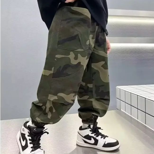 pantalon cargo militaire pour garçon