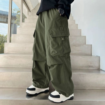 Pantalon cargo garçon kaki  soutlok