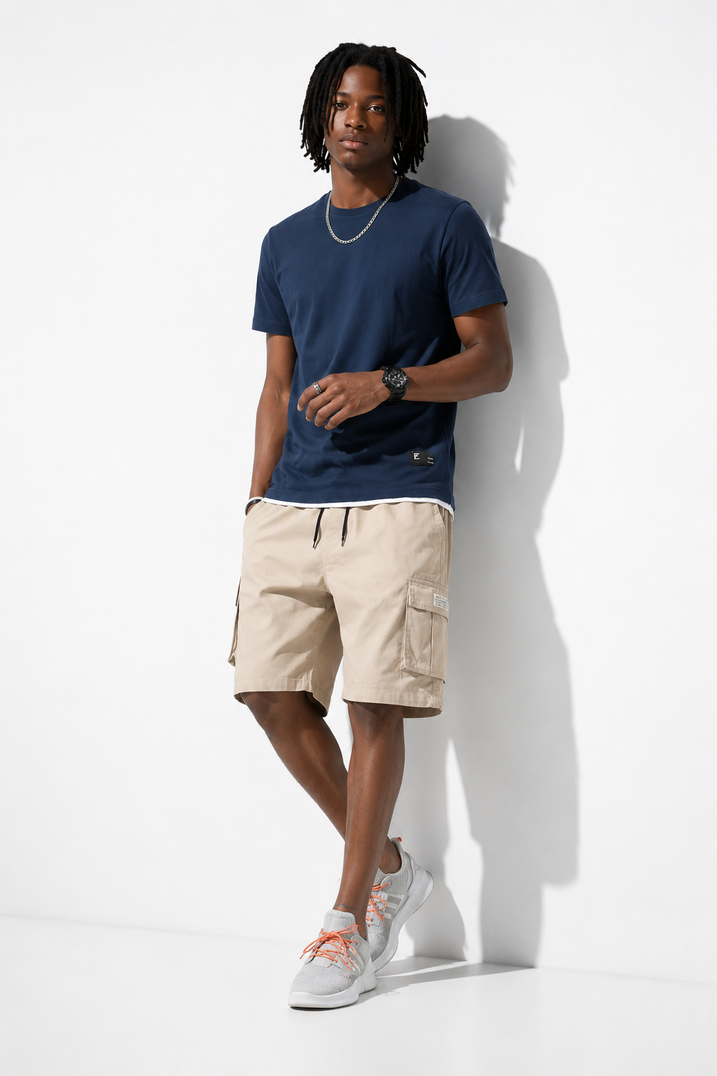 SHORT CARGO HOMME BEIGE urbain