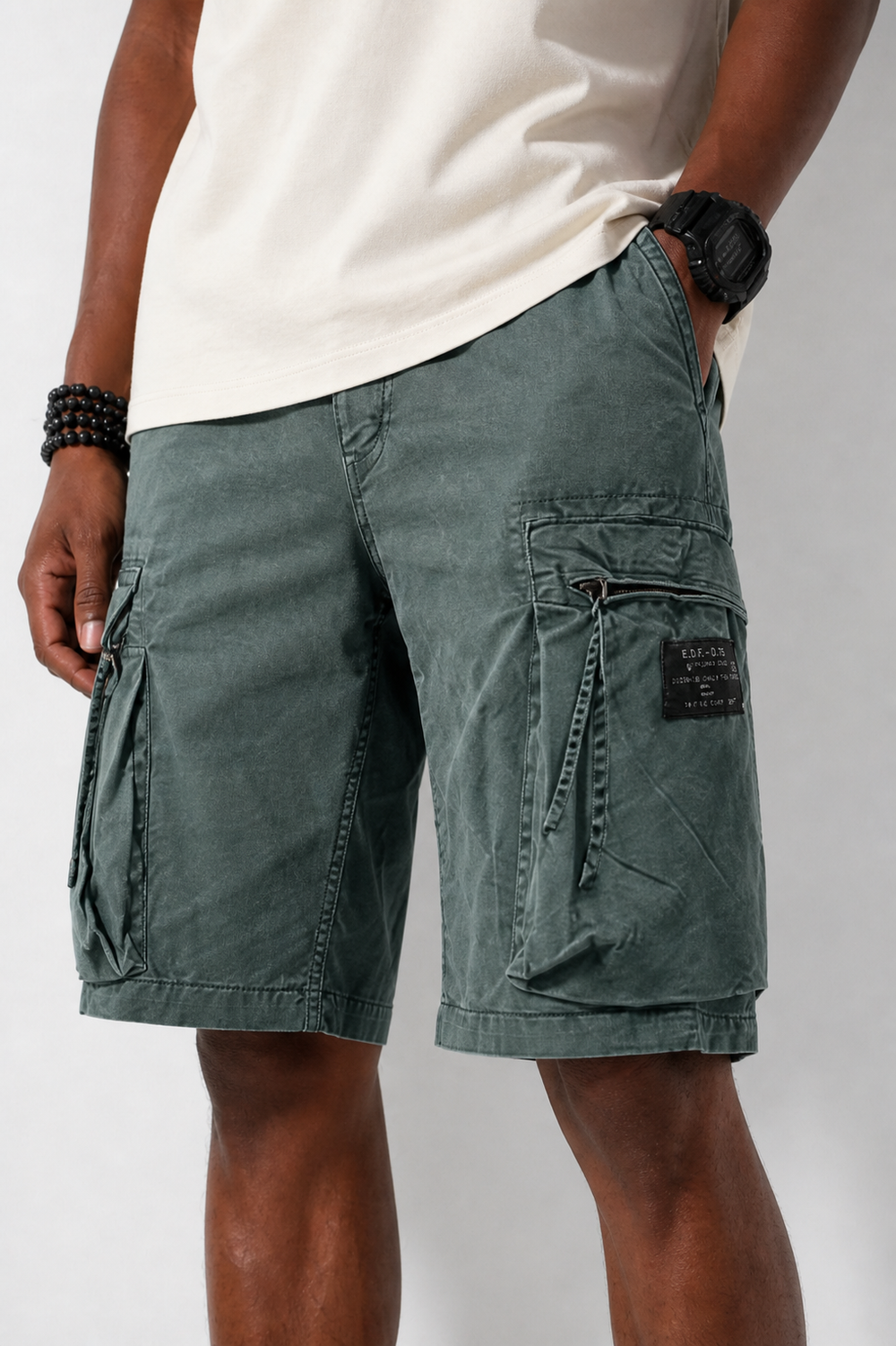 SHORT CARGO HOMME BLEU zoom