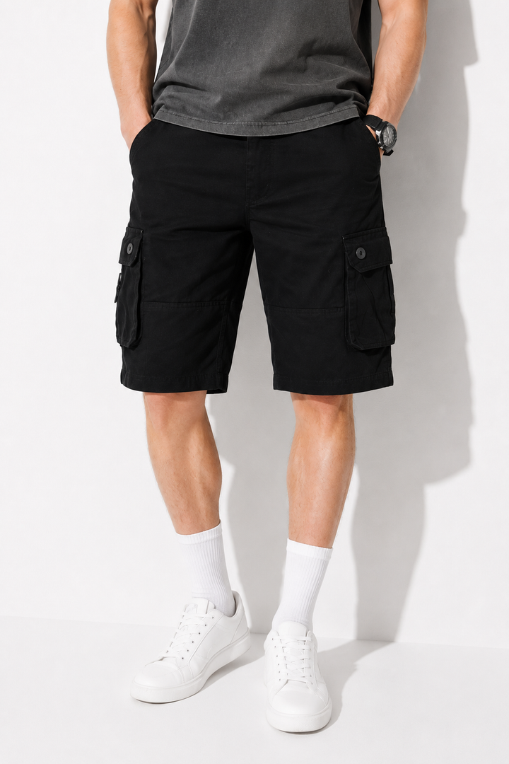 SHORT CARGO HOMME NOIR CASUAL zoom