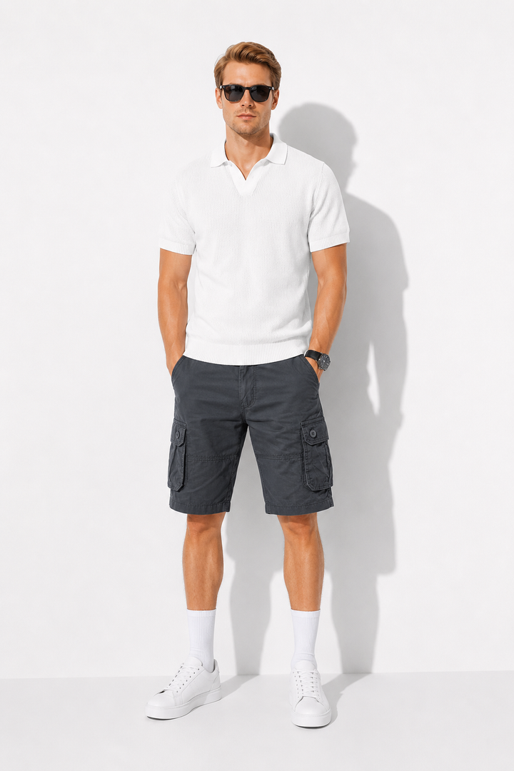 SHORT CARGO HOMME gris CASUAL