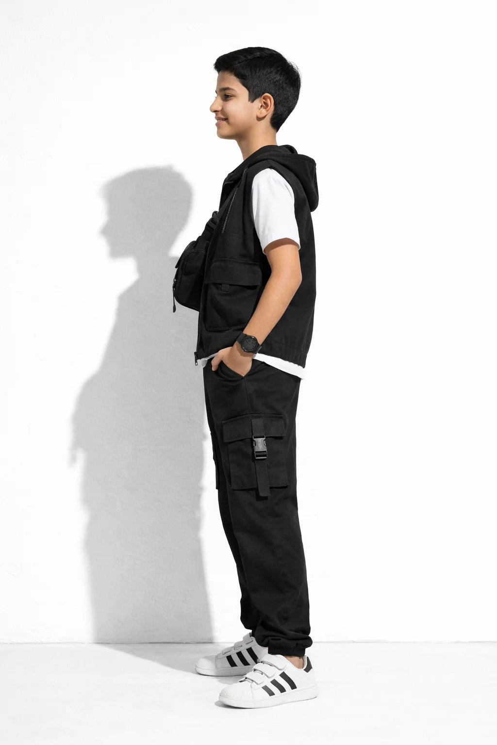 Cargo Noir Enfant | Cargo Styles