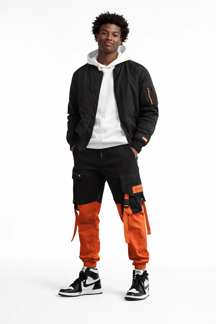 Cargo Orange pour Homme | Cargo Styles