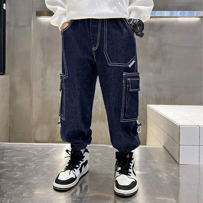 Corteiz Street Pocket Pantalon Droit Taille Haute Style Hip hop