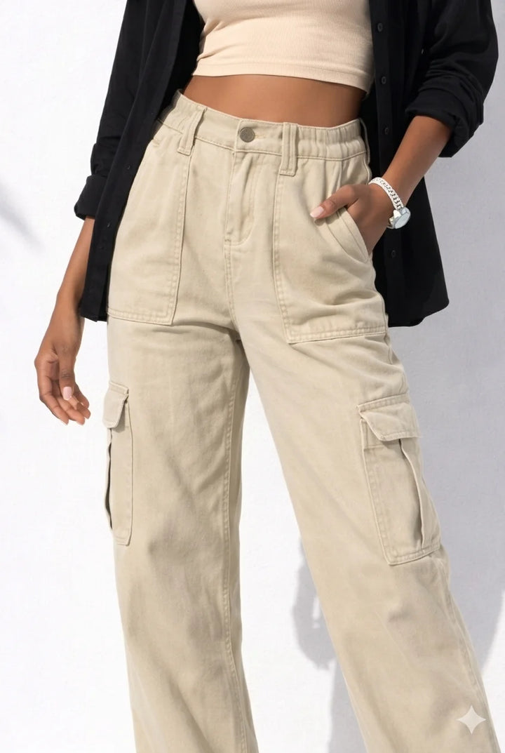 Jean Cargo Beige | Cargo Styles