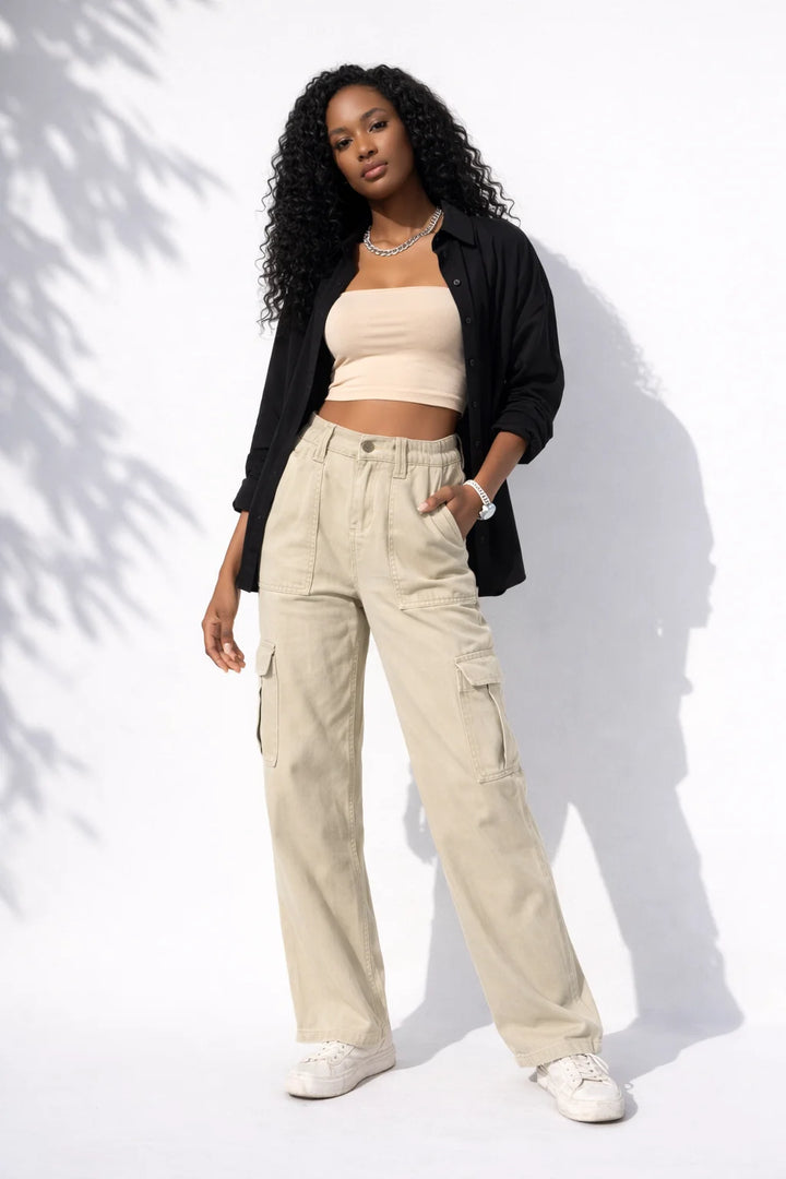 Jean Cargo Beige | Cargo Styles