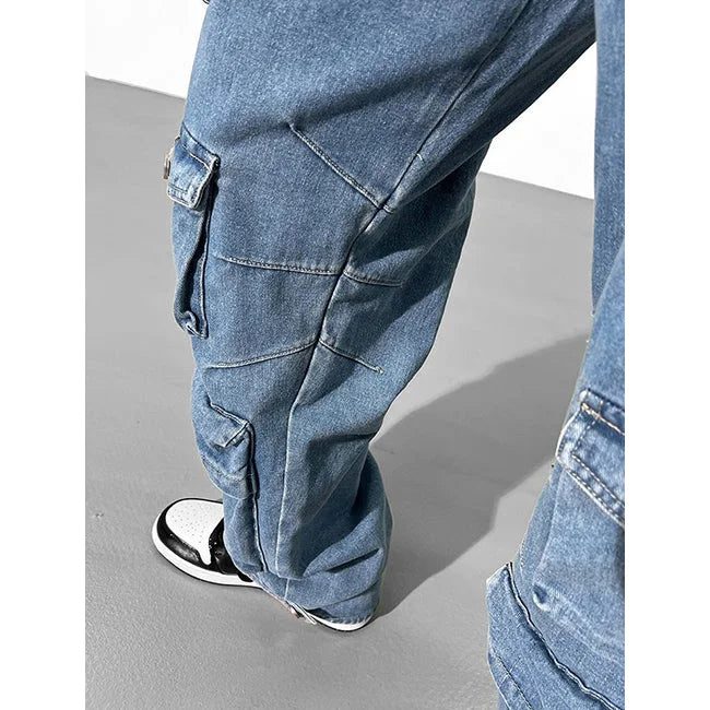 Jean Cargo Délavé Femme | Cargo Styles