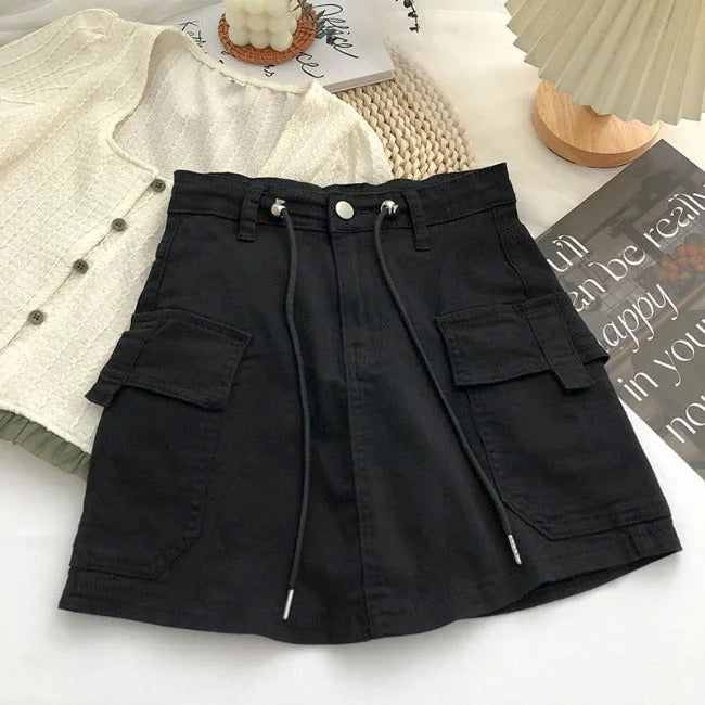 Jupe Cargo Courte Marron | Cargo Styles