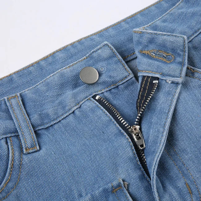 Mini Jupe Cargo Jean | Cargo Styles