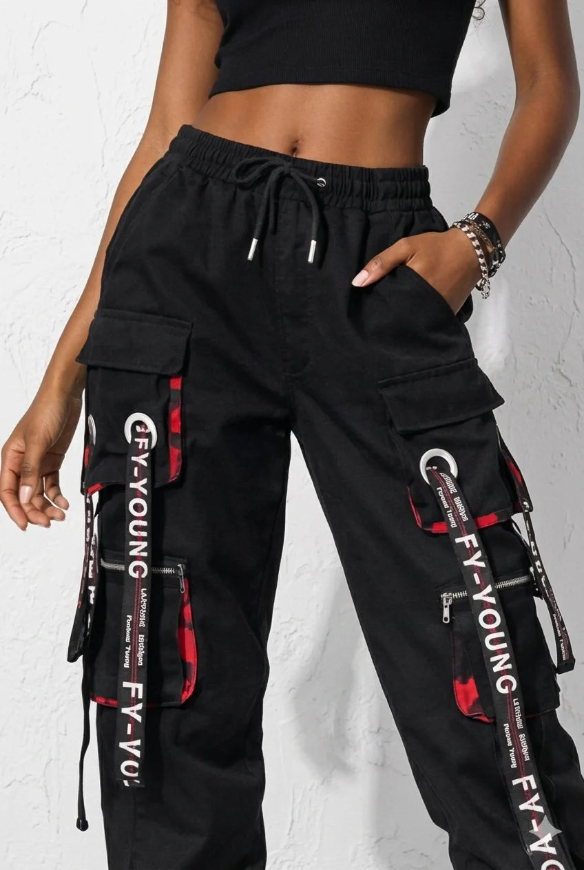 Pantalon Cargo Avec Sangle | Cargo Styles