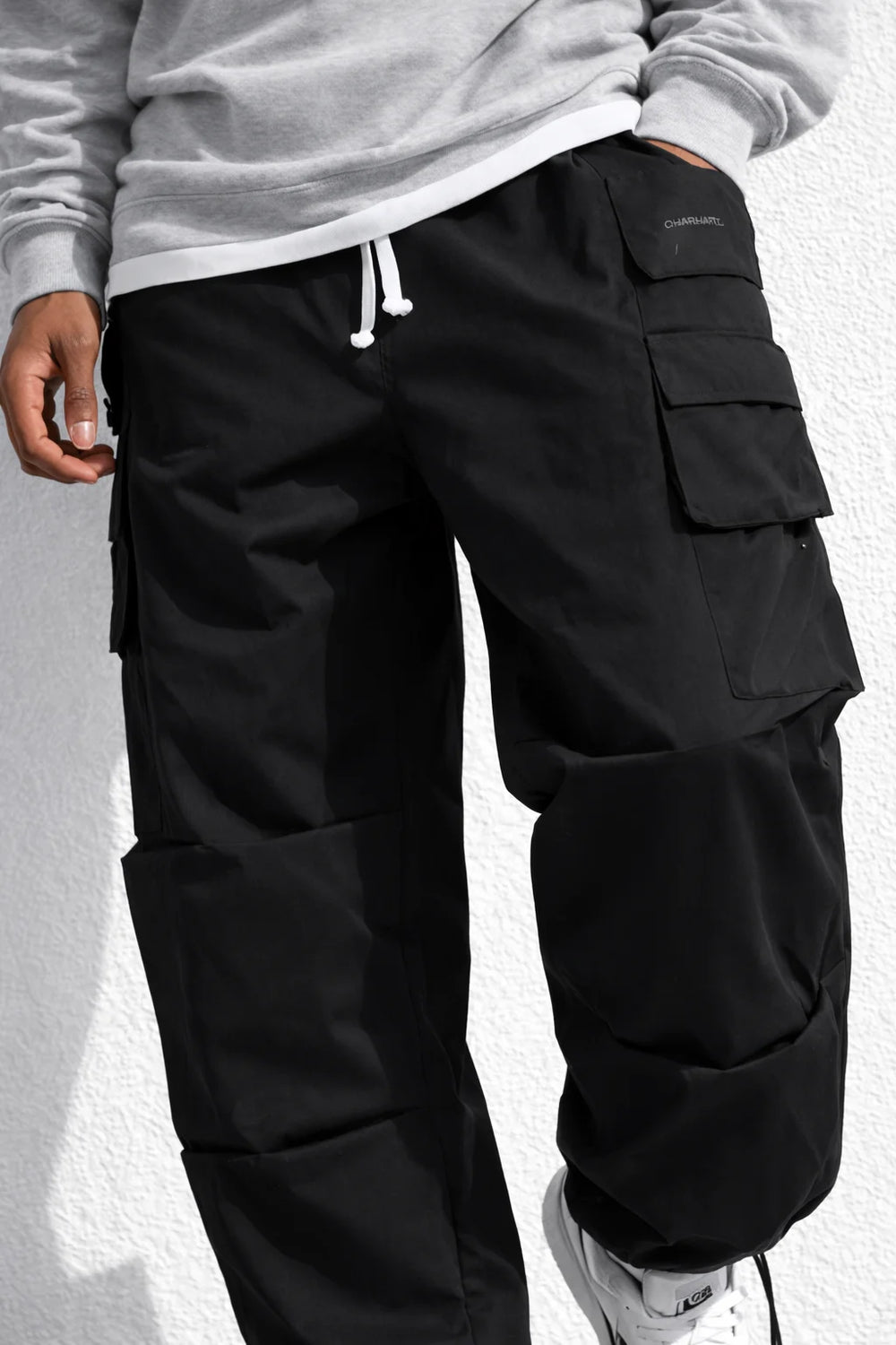 Pantalon Cargo Baggy Homme Noir | Cargo Styles