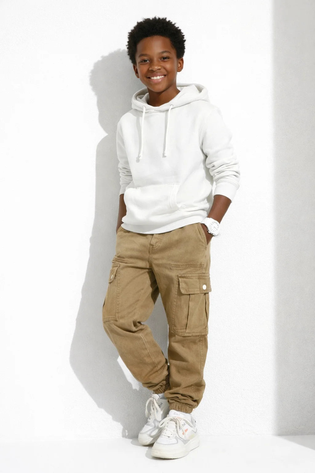 Pantalon Cargo Beige Garçon | Cargo Styles