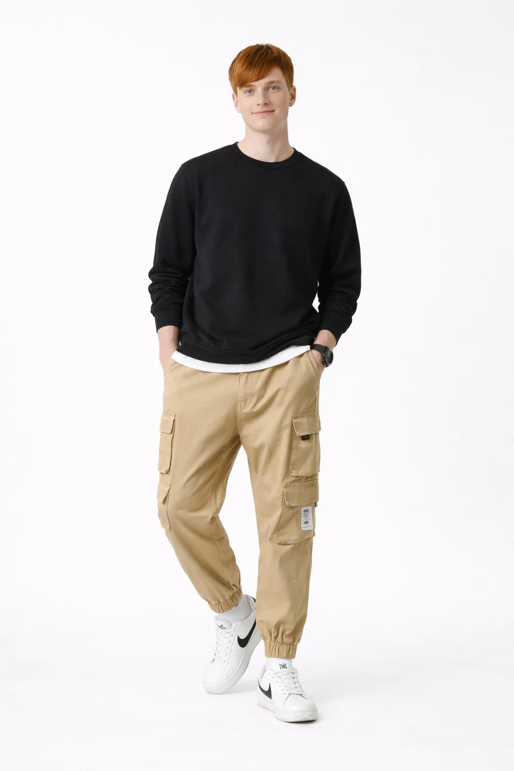 Pantalon Cargo Beige pour Homme | Cargo Styles