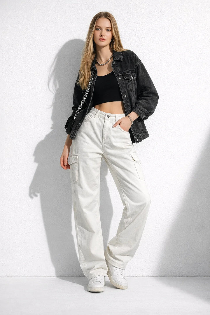 Pantalon Cargo Blanc Femme | Cargo Styles
