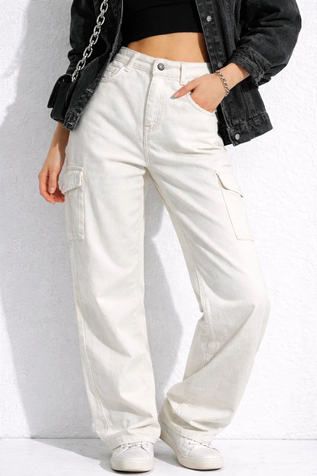 Pantalon Cargo Blanc Femme | Cargo Styles