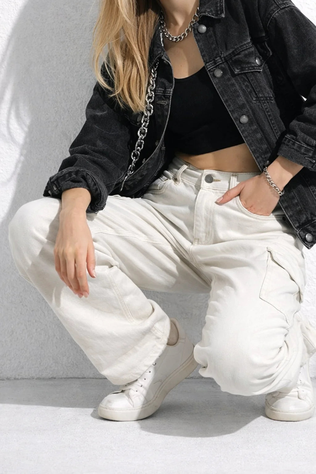 Pantalon Cargo Blanc Femme | Cargo Styles