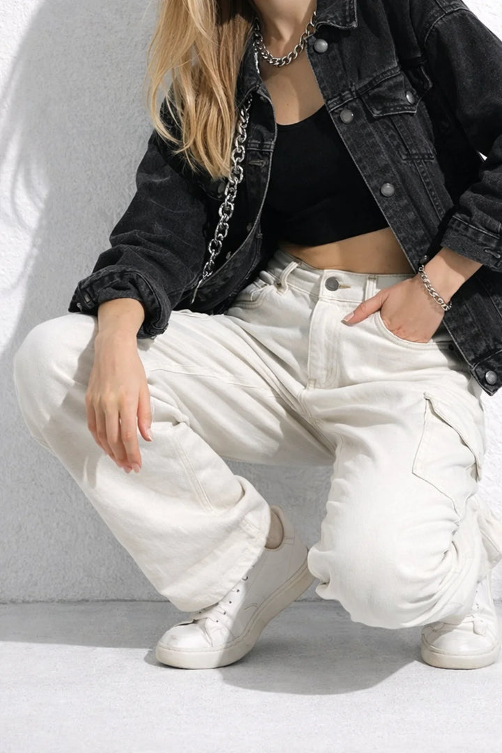 Pantalon Cargo Blanc Femme | Cargo Styles