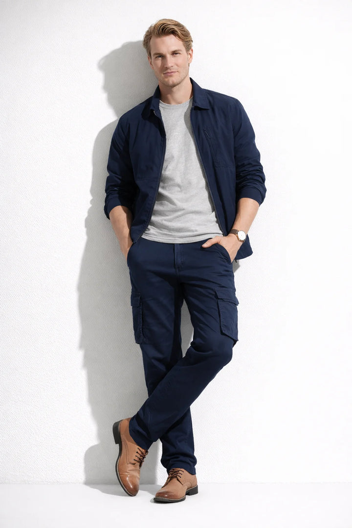 Pantalon Cargo Bleu Marine | Cargo Styles