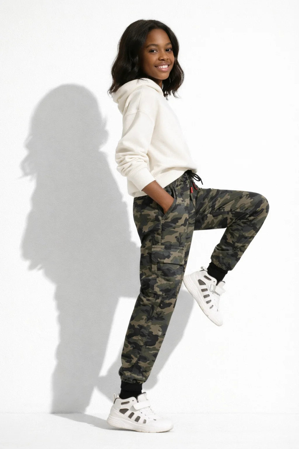 Pantalon Cargo Camouflage Fille | Cargo Styles