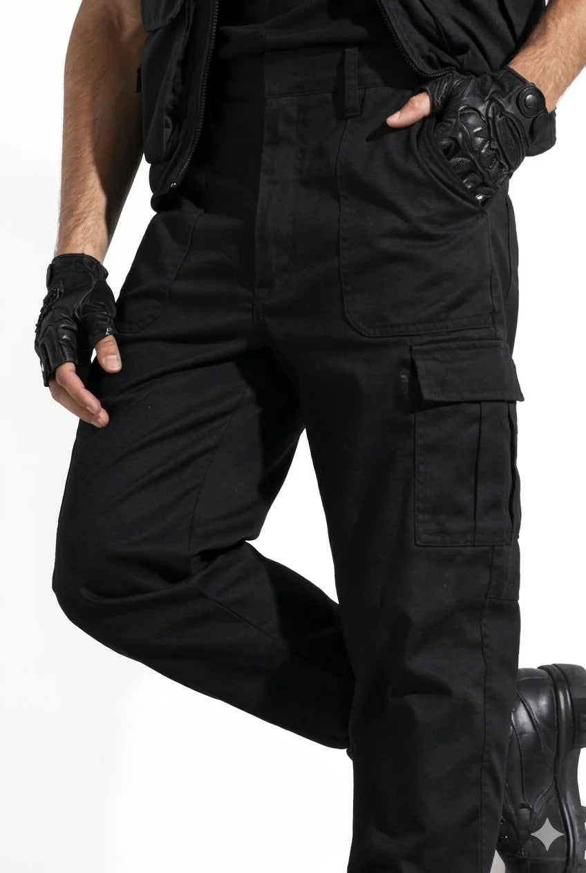 PANTALON CARGO DARKER NOIR