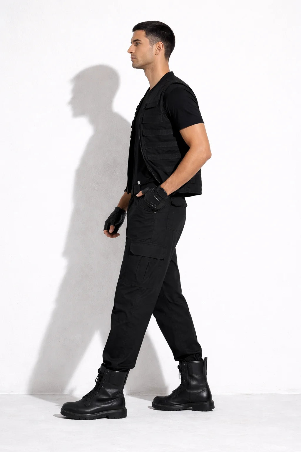 PANTALON CARGO DARKER NOIR
