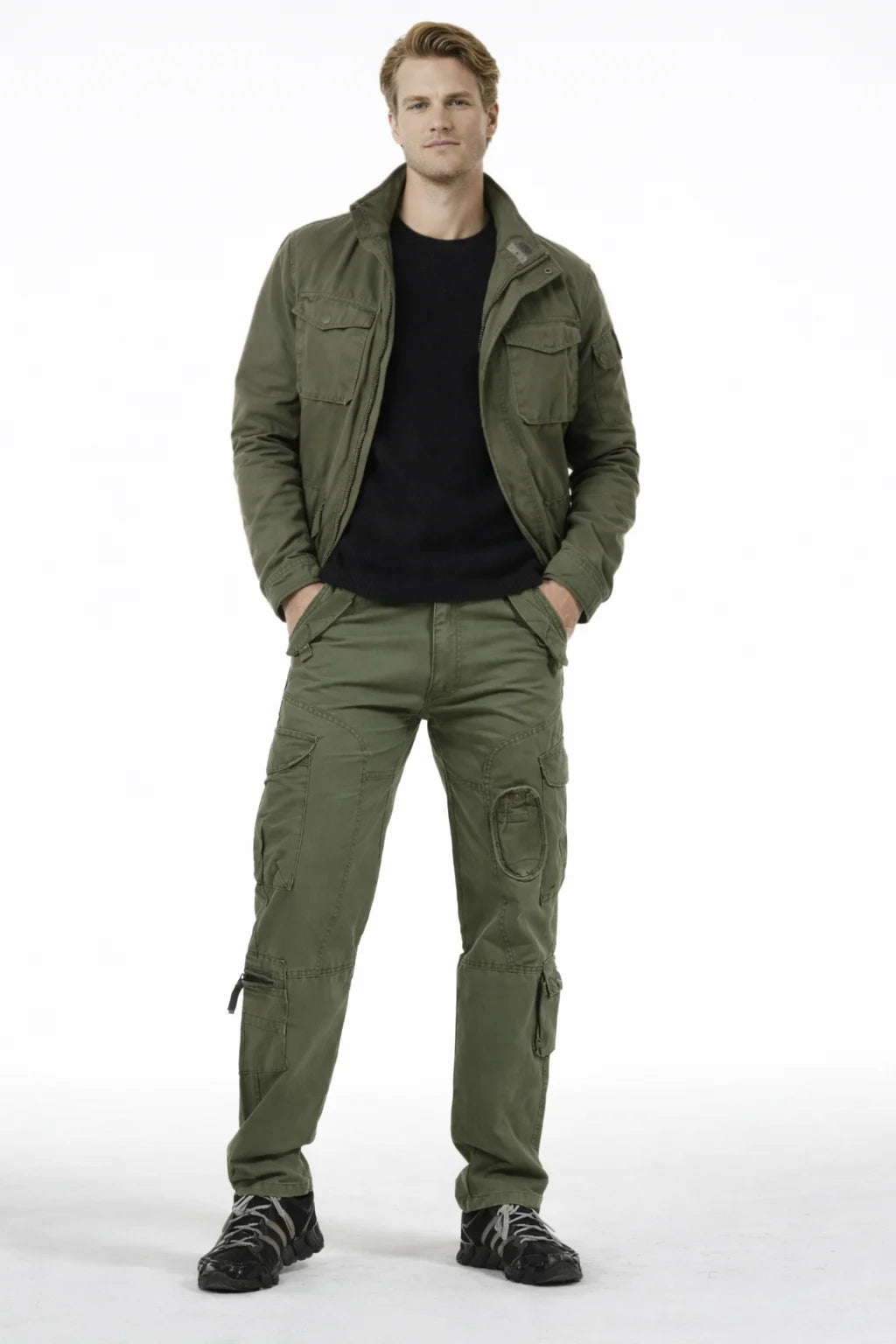 Pantalon Cargo Droit Homme | Cargo Styles