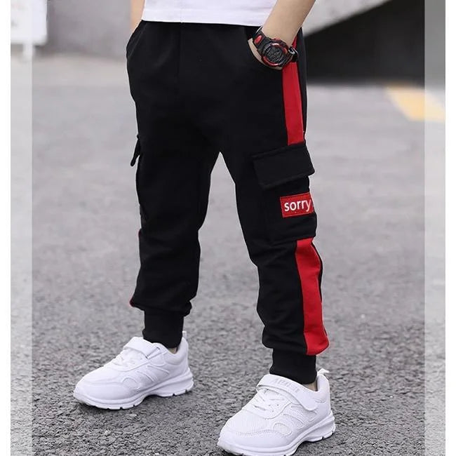 Pantalon Cargo Camouflage Garçon 7-16 Ans – Style Hip Hop Streetwear Décontracté Avec Multi-Poches
