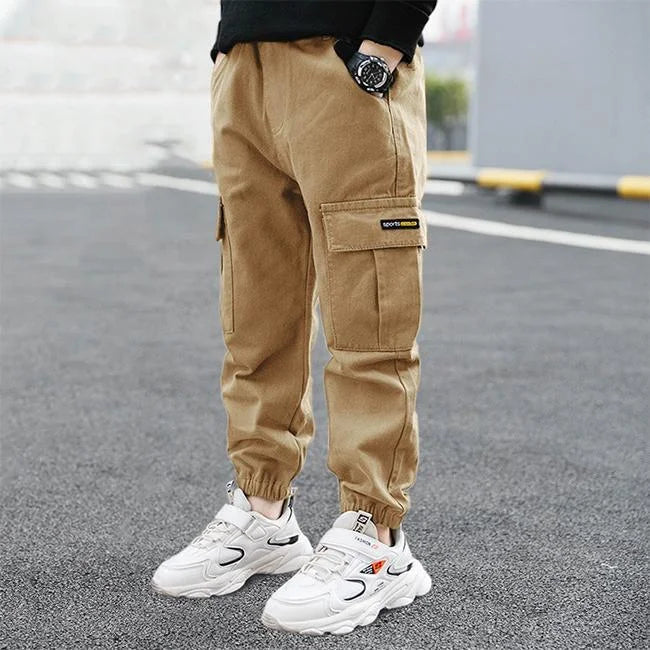 pantalon cargo garçon 8 ans beige