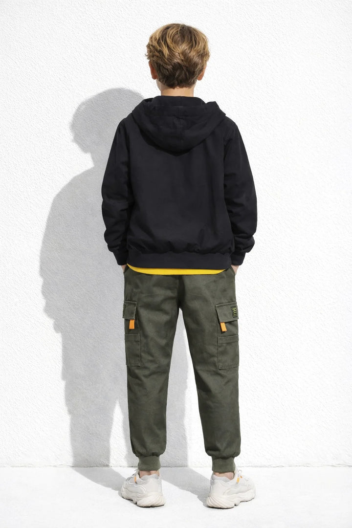 Pantalon Cargo Garçon Kaki | Cargo Styles