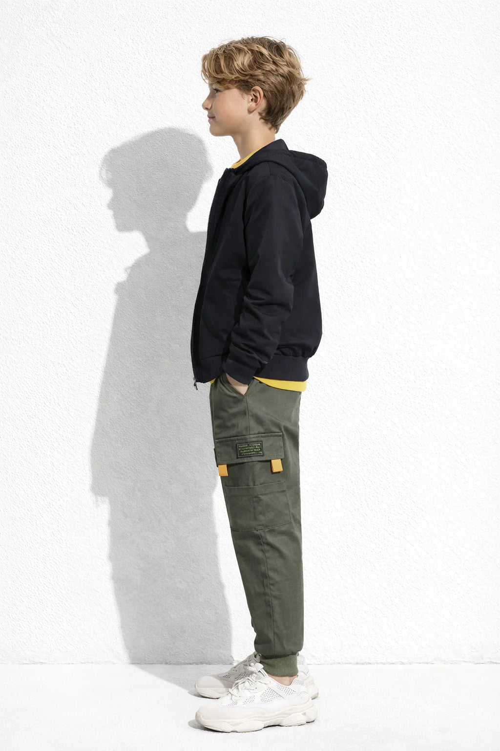 Pantalon Cargo Garçon Kaki | Cargo Styles