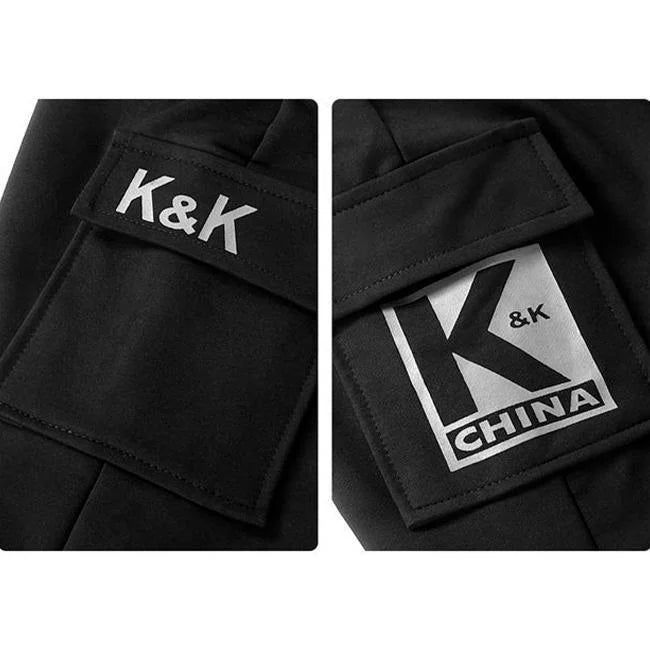 pantalon cargo garçon noir imprimé