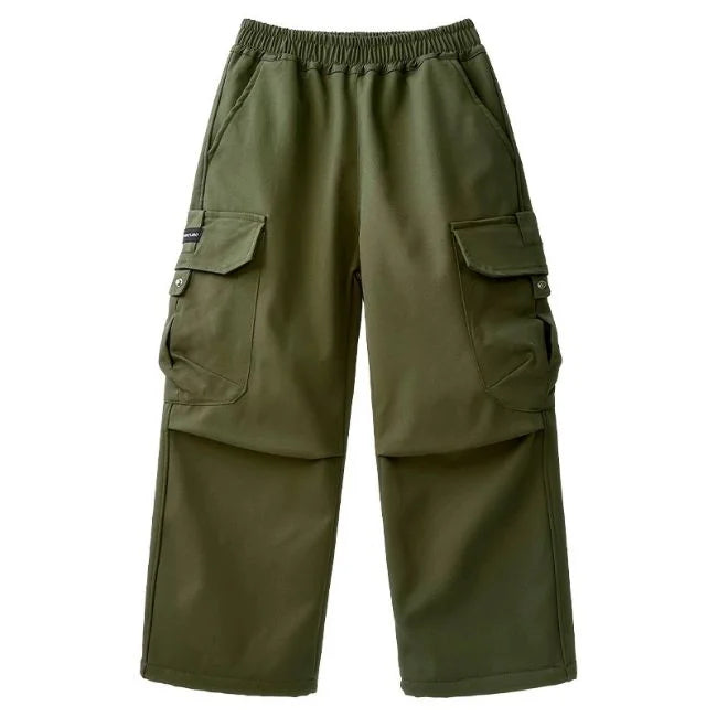 Pantalon cargo garçon kaki  tendance